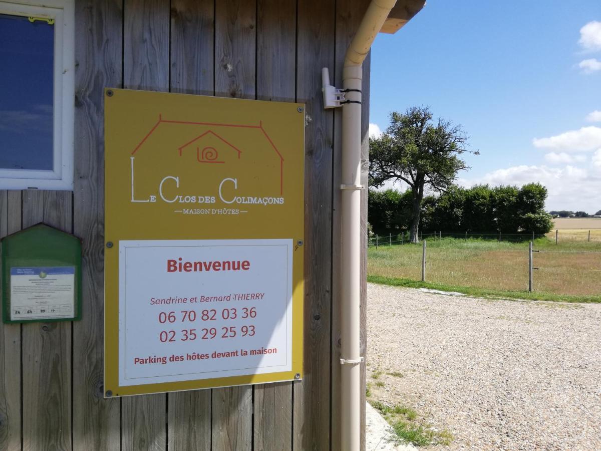 Chambres D'Hotes " Le Clos Des Colimacons " Maniquerville Exterior foto